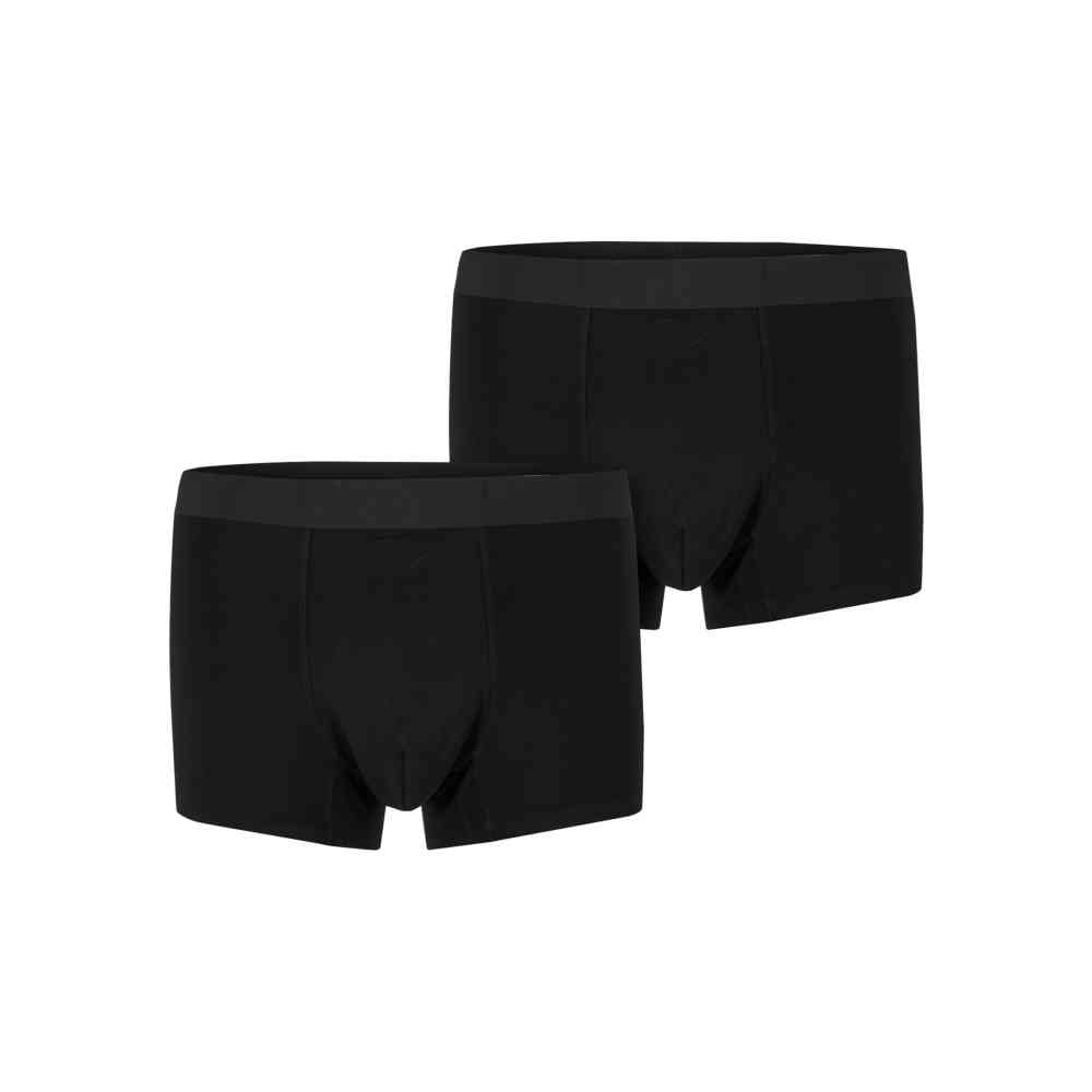 Urban Classics - Bonded Retro 2Pack Boxershorts pack - Black/Black